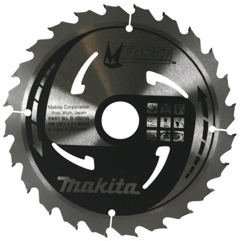 Пильный диск по дереву Makita MForce 190х2/1.2x30, 24T 15°_0
