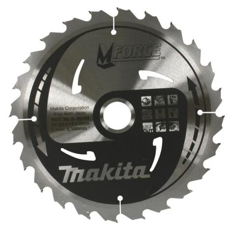 Пильный диск по дереву Makita MForce 235х2.3/1.6x30, 24T 15°_0