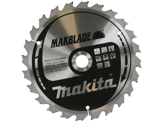 Пильный диск по дереву Makita MAKBlade 216х2.1/1.6x30, 40T 10°_0