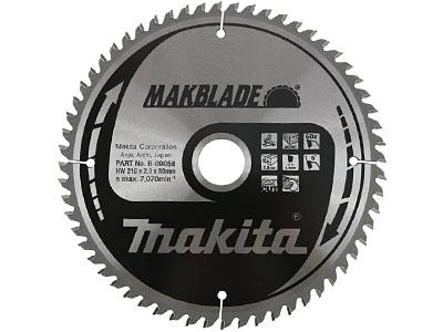 Пильный диск по дереву Makita MAKBlade 216х2/1.4x30, 60T 5°_0