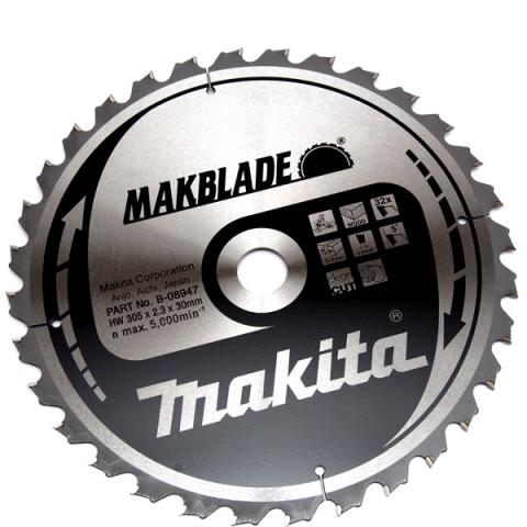 Пильный диск по дереву Makita MAKBlade 305х2.3/1.8x30, 32T 5°_0