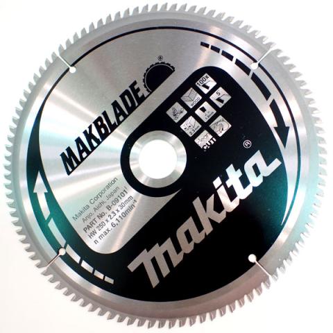 Пильный диск по дереву Makita MAKBlade 250х2.3/1.8x30, 100T 5°_0