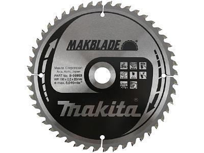Пильный диск по дереву Makita MAKBlade 190х2.2/1.6x20, 48T 5°_0