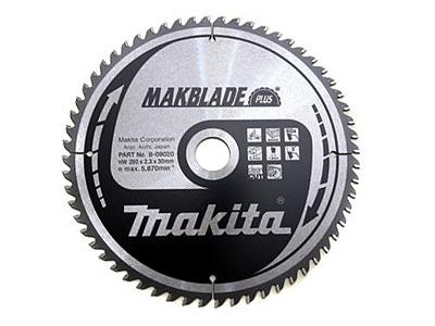 Пильный диск по дереву Makita MAKBlade Plus 255х2.3/1.8x30, 60T 5°_0