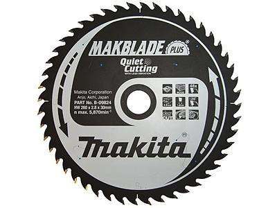 Пильный диск по дереву Makita MAKBlade Plus 260х2.8/2x30, 48T 20°_0