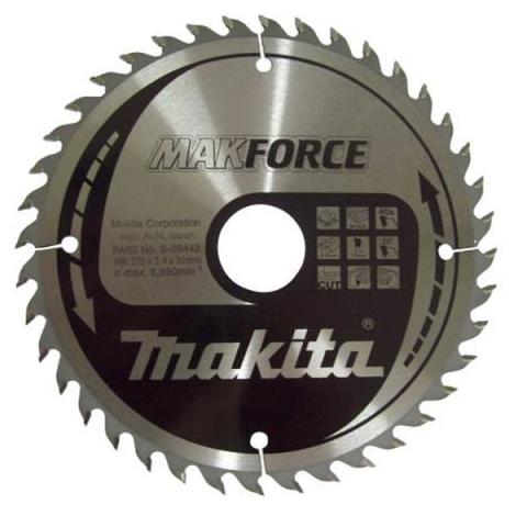 Пильный диск по дереву Makita MAKForce 170х2.4/1.5x30, 40T 20°_0