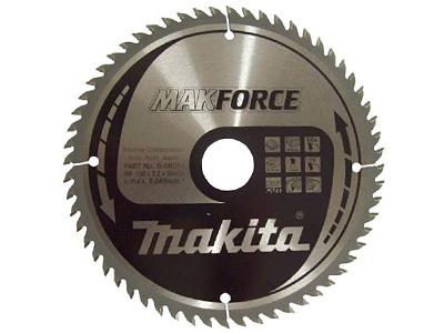 Пильный диск по дереву Makita MAKForce 190х2.2/1.4x30, 60T 15°_0