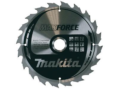 Пильный диск по дереву Makita MAKForce 235х2.3/1.6x30, 20T 20°_0