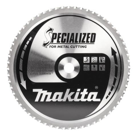 Пильный диск по металлу Makita Specialized for Metal Cutting 305х2.4/2x25.4, 60T 0°_0