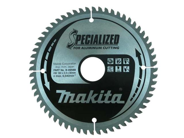 Пильный диск по алюминию Makita Specialized for Aluminum Cutting 160х2.4/1.8x30, 60T 0°_0