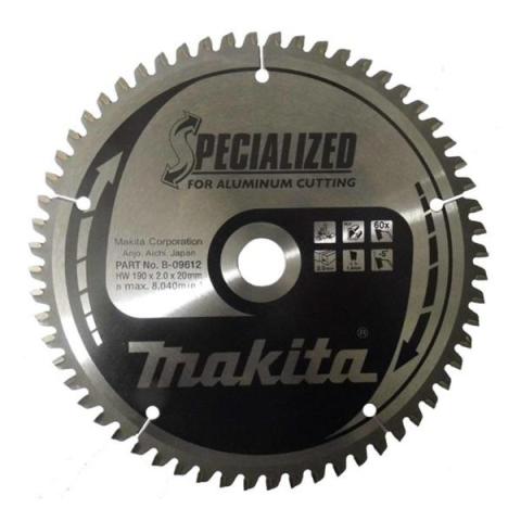 Пильный диск по алюминию Makita Specialized for Aluminum Cutting 190х2/1.4x20, 60T 5° отр._0