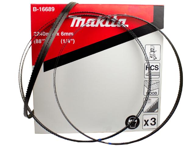 Ленточное пильное полотно Makita 2240x6 мм 6Т (LB1200F), 3 шт_0