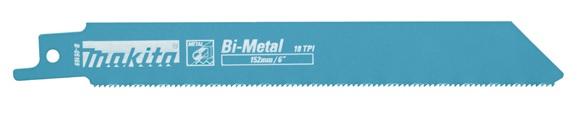 Сабельное полотно по металлу Makita BIM 152х0.9 мм, 18 TPI_0