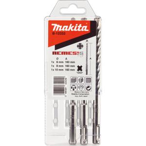 Набор буров Makita SDS-plus Nemesis, 3 шт (B-12332)