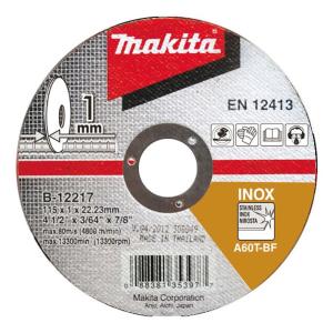 Отрезной круг по металлу Makita Inox 115х1 мм A60T (B-12217)