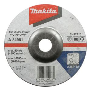 Зачистной круг по металлу Makita 150х6 мм A36P (A-84981)