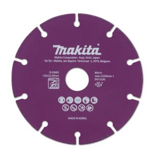 Алмазный диск по металлу Makita SPECIALIZED 125x22.23x1.3 мм (B-53693)