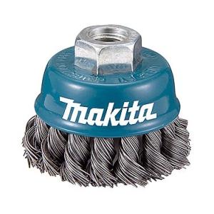 Щетка чашечная из пучков витой стальной проволоки Makita Ø 75x0.5 мм (D-24131)
