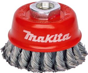Щетка чашечная из пучков витой стальной проволоки Makita Ø 100x0.5 мм (P-04472)