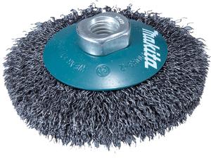 Щетка конусная из витой стальной проволоки Makita Ø 100x0.3 мм (D-39827)