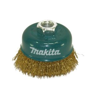 Щетка чашечная из витой латунированной проволоки Makita Ø 60x0.3 мм (D-39746)