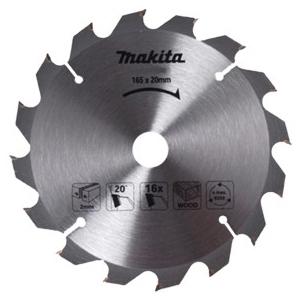 Пильный диск по дереву Makita ТСТ 165х2/1.2x20, 16T 12°
