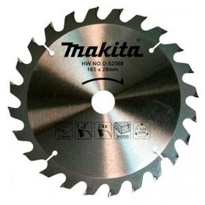 Пильный диск по дереву Makita ТСТ 165х2/1.2x20, 24T 12°