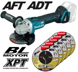 Аккумуляторная болгарка Makita DGA 504 ZX2