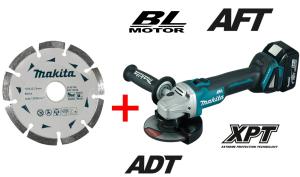 Аккумуляторная болгарка Makita DGA 504 RFE