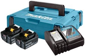 Набор аккумуляторов Makita LXT 2x6.0 Ач + DC18RC + Makpac