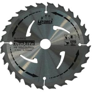 Пильный диск по дереву Makita MForce 165х2/1.25x20, 24T 15°