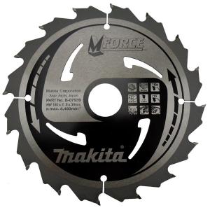 Пильный диск по дереву Makita MForce 180х2/1.2x30, 16T 15°