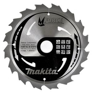Пильный диск по дереву Makita MForce 210х2.3/1.4x30, 16T 15°