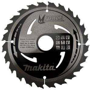 Пильный диск по дереву Makita MForce 170х2/1.2x30, 24T 15°