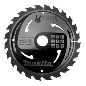 Пильный диск по дереву Makita MForce 210х2.3/1.4x30, 24T 15°