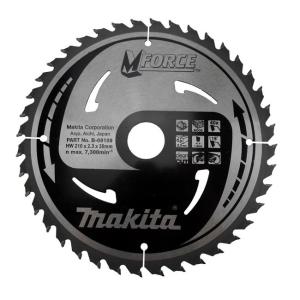 Пильный диск по дереву Makita MForce 210х2.3/1.4x30, 40T 15°