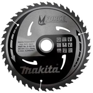 Пильный диск по дереву Makita MForce 230х2.3/1.6x30, 40T 15°