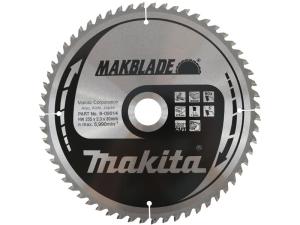 Пильный диск по дереву Makita MAKBlade 255х2.3/1.8x30, 60T 5°