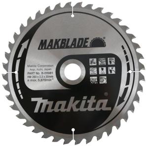 Пильный диск по дереву Makita MAKBlade 260х2.3/1.8x30, 40T 5°