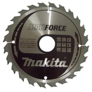 Пильный диск по дереву Makita MAKForce 170х2.4/1.5x30, 24T 20°