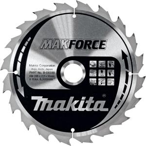 Пильный диск по дереву Makita MAKForce 235х2.6/1.6x30, 18T 20°