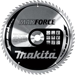 Пильный диск по дереву Makita MAKForce 355х2.8/1.8x30, 60T 15°