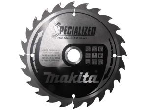 Пильный диск по дереву для аккумуляторных пил Makita Specialized for Cordless Saws 165х1.5/1.25x20, 24T 20°