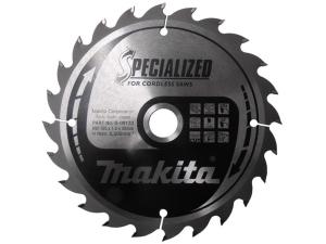 Пильный диск по дереву для аккумуляторных пил Makita Specialized for Cordless Saws 165х1.5/1.25x20, 24T 20°