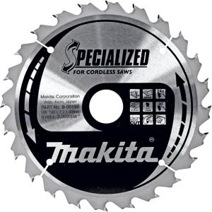 Пильный диск по дереву для аккумуляторных пил Makita Specialized for Cordless Saws 190х2/1.4x30, 24T 20°