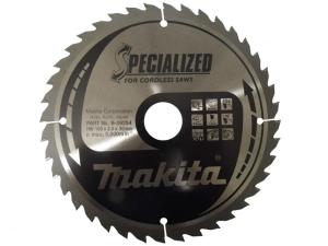Пильный диск по дереву для аккумуляторных пил Makita Specialized for Cordless Saws 190х2/1.4x30, 40T 10°