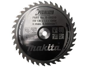 Пильный диск по дереву для аккумуляторных пил Makita Specialized for Cordless Saws 150х1.5/1x10, 24T 20°