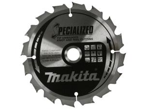 Пильный диск по дереву с гвоздями Makita Specialized Knot and Nail Saw Blade 185х2/1.25x15.88, 24T 23°