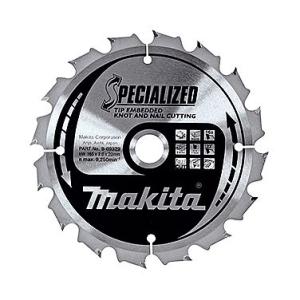 Пильный диск по дереву с гвоздями Makita Specialized Knot and Nail Saw Blade 210х1.9/1.4x30, 18T 25°