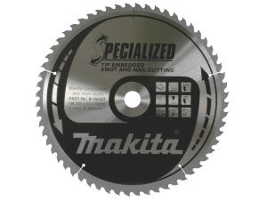 Пильный диск по дереву с гвоздями Makita Specialized Knot and Nail Saw Blade 355х3/2.2x30, 60T 23°